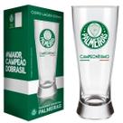 Copo de Cerveja Grande Chopp Lager 300ml Time Palmeiras Vidro Resistente Nadir