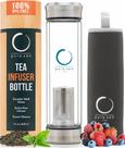 Copo de chá Pure Zen Tea de vidro de parede dupla 400 mL com infusor