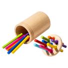 Copo de classificação de cores Toy Montessori Early Learning Kids Wood Copo de classificação de cores Toy Montessori Early Learning Kids Wood