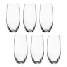 Copo De Cristal Bohemia Para Água e Suco 470 ml Mergus 6 Peças