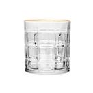 Copo de Cristal com Fio de Ouro Square 330ml