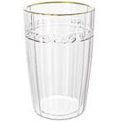 Copo de Cristal Transparente Fio de Ouro Imperial 370ml 1 peça - Lyor Copo de Cristal Transparente Fio de Ouro Imperial 370ml 1 peça - Lyor