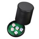 Copo de Dados em Couro com Tampa - RPG