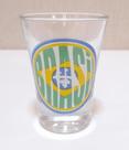 Copo de dose campana estampa brasil 6 cm