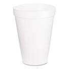 Copo de espuma DART DART 12J16 355mL (caixa de 1000), branco