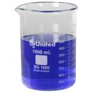 Copo de laboratório United Scientific 1000mL de vidro borossilicato