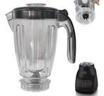 Copo de Liquidificador Compatível Philips Walita Ri2044 Ri2081 Preto Copo de Liquidificador Compatível Philips Walita Ri2044 Ri2081 Preto