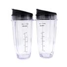 Copo de liquidificador de reposição, pacote com 2 unidades de 700 ml com tampa para Ninja Auto iQ