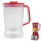 Copo de Liquidificador Mondial Turbo L-850 L-900 Translucido - Tampa Vermelha Copo de Liquidificador Mondial Turbo L-850 L-900 Translucido - Tampa Vermelha