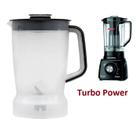 Copo de Liquidificador Mondial Turbo Power Cristal - Tampa Preta