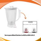 Copo de Liquidificador serve para Black Decker Le 420 Le 450 L10 L3