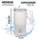 Copo de Liquidificador Walita Roma Firenze Clean Premium 535 - Tampa Branca