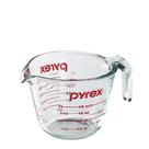 Copo de medição Pyrex Prepware 1 xícara transparente com medidas vermelhas