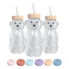 Copo de palha para bebês The 730 Project Honey Bear, pacote com 3 unidades de 237 ml