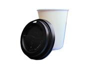 Copo de Papel Biodegradável 100 ml com Tampa para Beber 200 unidades