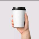 Copo de Papel Biodegradável para Café, Chá e Cappuccino - 400ml - 50 Unidades