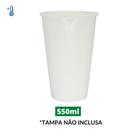Copo de Papel Branco 550ml c/ 50un Copo de Papel Branco 550ml c/ 50un