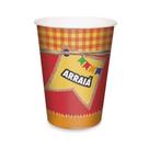 Copo de Papel Festa Junina Arraiá - 240ml - 08 unidades - Cromus