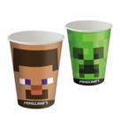 Copo de Papel Festa Minecraft 200 ml 8 Unidades Festcolor - Produto Licenciado Copo de Papel Festa Minecraft 200 ml 8 Unidades Festcolor - Produto Licenciado