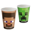 Copo De Papel Festa Minecraft 200ml C/ 8 Unid. Copo De Papel Festa Minecraft 200ml C/ 8 Unid.