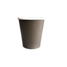 Copo de Papel Térmico Preto Biodegradável 200 Ml 100 Unidades