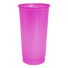 Copo de Plástico Color Drink Rosa - 300ml - 10 Unidades