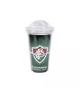 Copo De Plástico Com Canudo 450ml Fluminense Copo De Plástico Com Canudo 450ml Fluminense