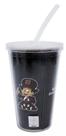 Copo De Plástico com Canudo 500ml - Vasco da gama