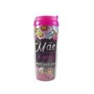 Copo de plástico com tampa rosqueavél personalizavél 380 ml
