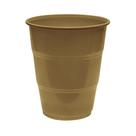 Copo De Plástico Silver Dourado 210ml 10 Un