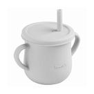 Copo de Silicone Cinza Pimpolho - Ideal para Bebidas