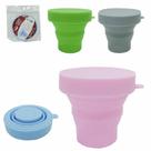 Copo de silicone retratil colors com tampa 140ml - TOP RIO
