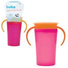 Copo de Treinamento 360º Graus Alça Removível 260ml - Buba Cor:Rosa Copo de Treinamento 360º Graus Alça Removível 260ml - Buba Cor:Rosa