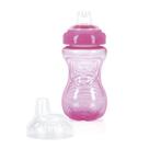 Copo de Treinamento Bico Silicone Macio com Tampa Antivazamento 300ml -