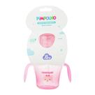 Copo De Treinamento Pimpolho Bico Flexível +6m 150ml Feminino Rosa/Gato 0300505-01