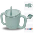 Copo de Treinamento TalkTools ITSY de Silicone com Canudo à Prova de Vazamentos