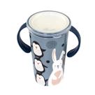 Copo De Treinamento Transição Magic 360 Ludico Bebê Infantil Com Alça Válvula Antivazamento 280ml -