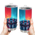 Copo de viagem, caneca de café Oasisdream, 600 ml com impressão de caminhão
