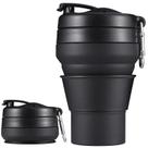 Copo de viagem dobrável EASYXQ Copo de acampamento de silicone de 600 ml