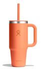 Copo de viagem Hydro Flask isolado 710 mL com alça, tampa e canudo