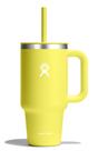 Copo de viagem Hydro Flask isolado de 950 ml com alça e canudo