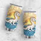 Copo de viagem Oasisdream Oasisdream 600 ml com estampa de dragão