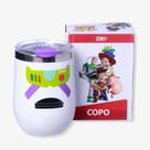 Copo de Viagem Space Buzz Lightyear 300ML Com Tampa - Disney Pixar - Toy Story - Aço Inox - Parede Dupla- Zona Criativa