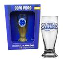 Copo de Vidro 200ml - Times- Brasfoot - CRUZEIRO I