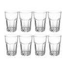 Copo de Vidro 350ml Vitamina Transparentes Drink 8 Unidades