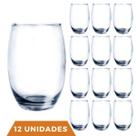 Copo de Vidro Aruba Redondo Luxo 465ml Suco Agua Nadir 12Un Copo de Vidro Aruba Redondo Luxo 465ml Suco Agua Nadir 12Un