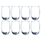 Copo de Vidro Aruba Redondo Luxo 465ml Suco Agua Nadir 8Un Copo de Vidro Aruba Redondo Luxo 465ml Suco Agua Nadir 8Un