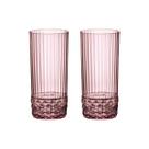 Copo De Vidro Bormioli Rocco Para Água 490 ml Lilás America 20s 2 Peças