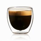 Copo de Vidro Duplo 250ml Parede Dupla para Chá Café Expresso Suco Capuccino Dolce Gusto Moderno