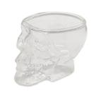 Copo de Vidro formato Caveira Capacidade de 80 ML